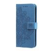 Redmi Turbo 4 Pro/Poco F7 Seven-Petal Flowers Embossed Leather Case Blue - 2
