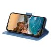 Redmi Turbo 4 Pro/Poco F7 Seven-Petal Flowers Embossed Leather Case Blue - 4