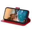Redmi Turbo 4 Pro/Poco F7 Seven-Petal Flowers Embossed Leather Case Red - 4