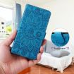 Redmi Turbo 4 Pro/Poco F7 Sunflower Embossed Leather Case - Blue - 5