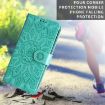 Redmi Turbo 4 Pro/Poco F7 Sunflower Embossed Leather Case - Green - 7