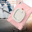 iPad Pro 13 2024 Silicone Hybrid Case with Holder & Strap - Pink - 6