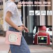 iPad Pro 13 2024 Silicone Hybrid Case with Holder & Strap - Pink - 7