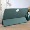 OnePlus Pad 2 Tri-fold Silicone Leather Case - Dark Green Tablet Cover - 6