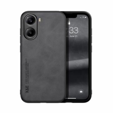 Redmi Turbo 4/Poco X7 Pro Magnetic Leather Phone Case Dark Grey - 1