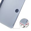 OnePlus Pad 2 Tri-fold Clear TPU Leather Tablet Case with Pen Slot Blue - 5