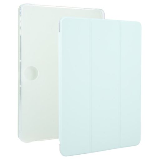 OnePlus Pad 2 Light Green Tri-fold TPU Leather Case with Pen Slot - 1