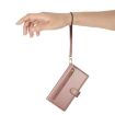 Redmi Turbo 4 Pro/Poco F7 Pink Leather Wallet Case with 9 Card Slots - 6