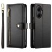 Redmi Turbo 4 Pro/Poco F7 Leather Wallet Case - 9 Card Slots, Black - 2