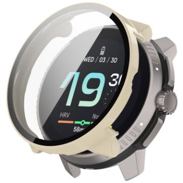 Suunto Race S PC + Tempered Glass Watch Case (Ivory White) - 1