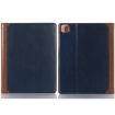 iPad Pro 13 2024 Blue Leather Book Style Tablet Case - 1
