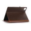 iPad Pro 13 2024 Leather Case - Book Style Stitching (Coffee) - 6