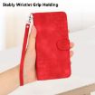 Redmi Turbo 4 Pro/Poco F7 YX0080 Butterfly Leather Case with Lanyard (Red) - 5
