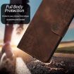 Xiaomi 14 Ultra YX0080 Leather Phone Case with Lanyard - Coffee - 8