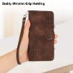 Xiaomi 14 Ultra YX0080 Leather Phone Case with Lanyard - Coffee - 9