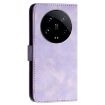 Xiaomi 14 Ultra Light Purple Leather Case with Lanyard - Butterfly Design - 3