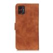 Samsung Galaxy XCover7 Pro KHAZNEH Brown Leather Flip Case Retro Texture - 3
