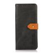 Samsung Galaxy XCover7 Pro KHAZNEH Dual-Color Leather Flip Case Black - 2