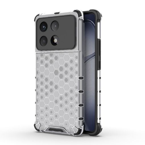 Redmi K70 Ultra 5G Global Honeycomb Shockproof Case - White - 1