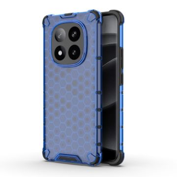 Redmi Note 14 Pro+ 5G Blue Honeycomb Shockproof Phone Case - 1