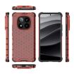 Redmi Note 14 Pro+ 5G Shockproof Honeycomb Phone Case - Red - 4