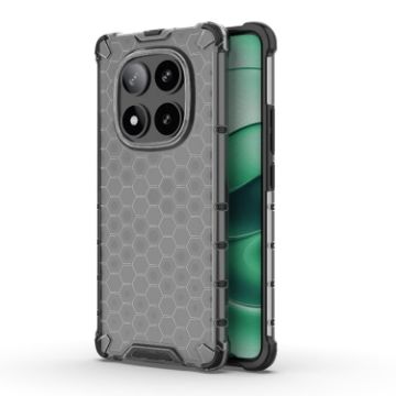 Redmi Note 14 Pro 5G Honeycomb Shockproof Case - Black - 1