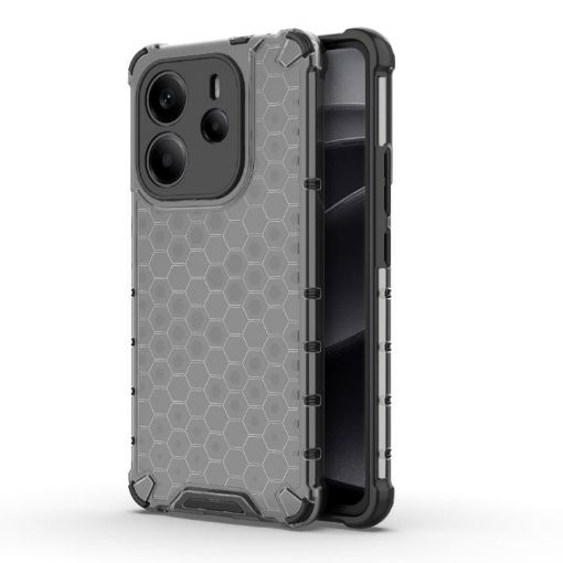 Redmi Note 14 4G Honeycomb Shockproof Phone Case Black 163.25mm - 1