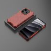 Red Honeycomb Shockproof Phone Case for Redmi Note 14 4G 163.25mm - 2