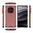 Red Honeycomb Shockproof Phone Case for Redmi Note 14 Pro 4G - 3