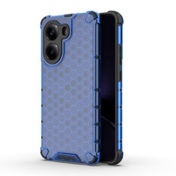 Redmi Turbo 4 5G Honeycomb Shockproof Phone Case - Blue - 1