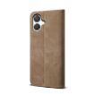 Samsung Galaxy A07 4G Khaki Denim Texture Flip Leather Case - 3