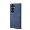 Samsung Galaxy A17 5G Denim Texture Flip Leather Case - Blue - 3