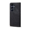 Samsung Galaxy A17 5G Denim Texture Flip Leather Case - Black - 3