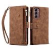 Samsung Galaxy A17 5G ESEBLE Retro Frosted RFID Leather Case Brown - 1