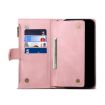 Samsung Galaxy A17 5G Retro Frosted RFID Flip Leather Case Rose Gold - 4