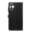 Samsung Galaxy A07 4G Star Series Lanyard Wallet RFID Case Black - 3