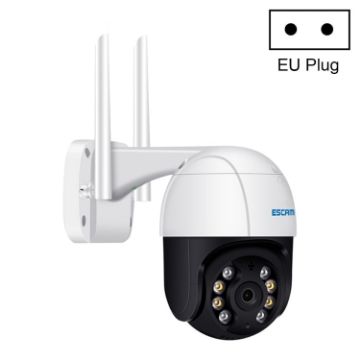 ESCAM QF518 5MP WiFi IP Camera, AI Detection, Night Vision, EU Plug, White - 1