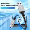 USB 3.0 A Male to USB-B Printer Cable, 2m Data Transmission Adapter - 3