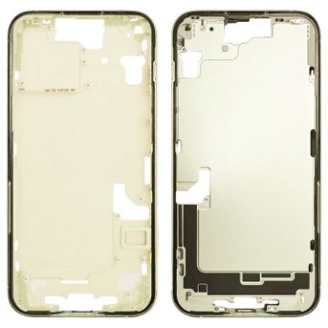 iPhone 15 Yellow Middle Frame Bezel Plate + Side Keys & Card Tray US - 1