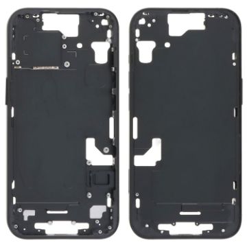 iPhone 15 Middle Frame Bezel + Side Keys & Card Tray, China Version Black - 1