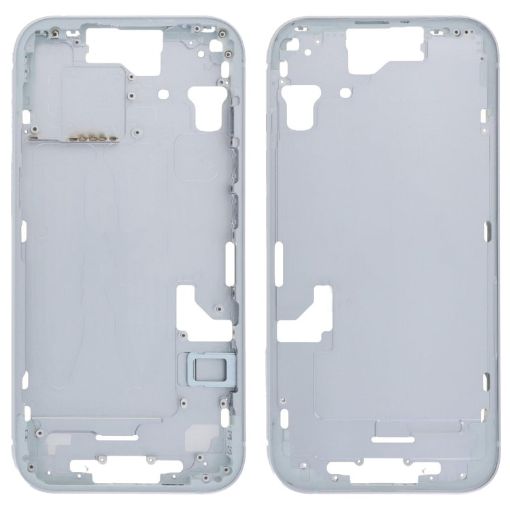 iPhone 15 Middle Frame Bezel + Side Keys & Card Tray CE EU Blue - 1