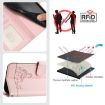 Samsung Galaxy A17 5G Pink Cat Rat Embossed RFID Leather Case with Lanyard - 5