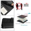 Samsung Galaxy A17 5G Cat Rat Embossed RFID Leather Case with Lanyard - 5