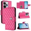 Realme Neo7 Turbo 5G Rhombic Texture Flip Leather Case with Lanyard - 1