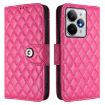 Realme Neo7 Turbo 5G Rhombic Texture Flip Leather Case with Lanyard - 2