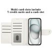 Realme V70/14x/C75 5G White Rhombic Texture Flip Leather Case with Lanyard - 4