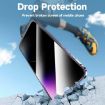 iPhone 15 LK Privacy Tempered Glass Film - Easy Install (Black) - 4