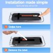 iPhone 15 LK Easy Install HD Tempered Glass Film - Black - 5