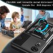 ZTE nubia Neo 2 Gold Phone Case with Sliding Camera Cover TPU+PC - 6