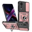 ZTE nubia Neo 2 Phone Case Rose Gold - Sliding Camera Cover TPU+PC - 1